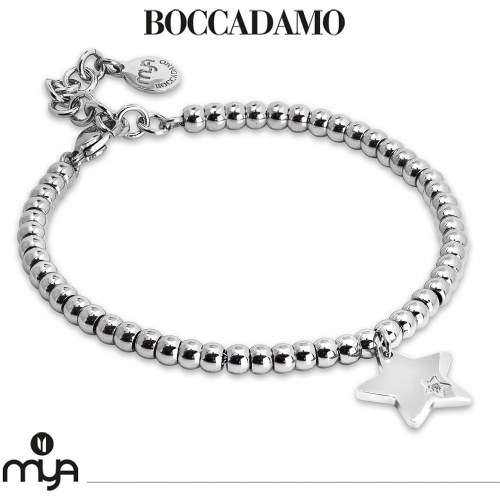 Bracciale con Stella pendente e zicone bianco PI/BR64 Boccadamo.